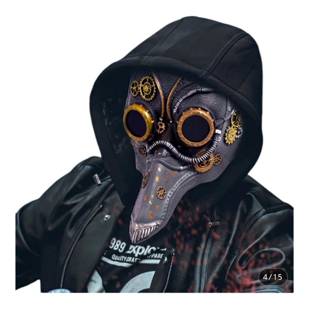 Steampunk Bird Beak Plague Mask